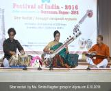 6-Sitar recital by Ms. Smita Nagdev group in Atyrau on 8.10.2016