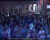 Audience at Jamaa El Fna performance in Marrakech
