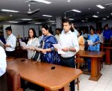 On the occasion of Vigilance Awareness Week, 2018 Secretary (Culture) administered Integrity Pledge to officers of the Ministry regarding ‘ Eradicate Corruption – Build a New India on 29.10.2018.