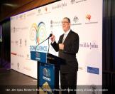 Hon. John Ajaka, Minister for Multiculturalism of New South Wales speaking at Gala Event reception 