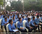 Siem Reap 14 January 2017: Young students Ramayana performance