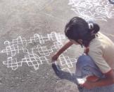 Kolam: Ritualistic Threshold Drawings and Designs of Tamil Nadu