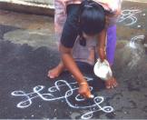 Kolam: Ritualistic Threshold Drawings and Designs of Tamil Nadu