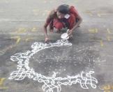 Kolam: Ritualistic Threshold Drawings and Designs of Tamil Nadu