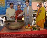  Minister &amp;amp; Mayor of Szentendre mixing the water of Ganges and Danube