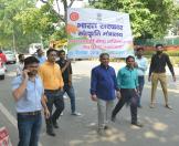 Walkathon from Shastri Bhawan to NAI for creating awareness under Swachha Bharat Mission on 27th September 2018