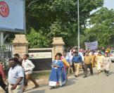 Walkathon from Shastri Bhawan to NAI for creating awareness under Swachha Bharat Mission on 27th September 2018