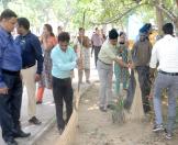 Cleanliness Drive carried by staff of MoC under SHS 2018 Campaign.