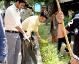 Cleanliness Drive carried by staff of MoC under SHS 2018 Campaign.