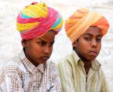 Practice of turban tying in Rajasthan